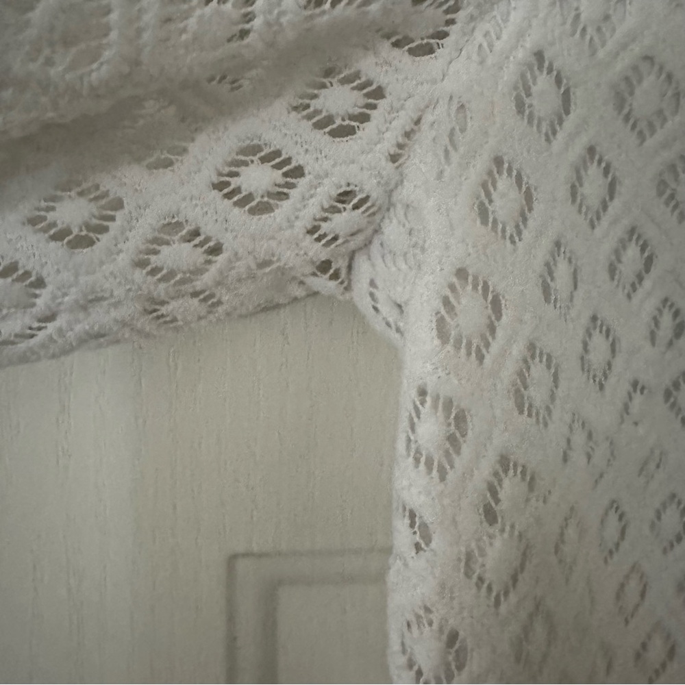 Lilly Pulitzer Mara Resort White Paradise Island Engineered Lace Dress Medium - Picture 9 of 14